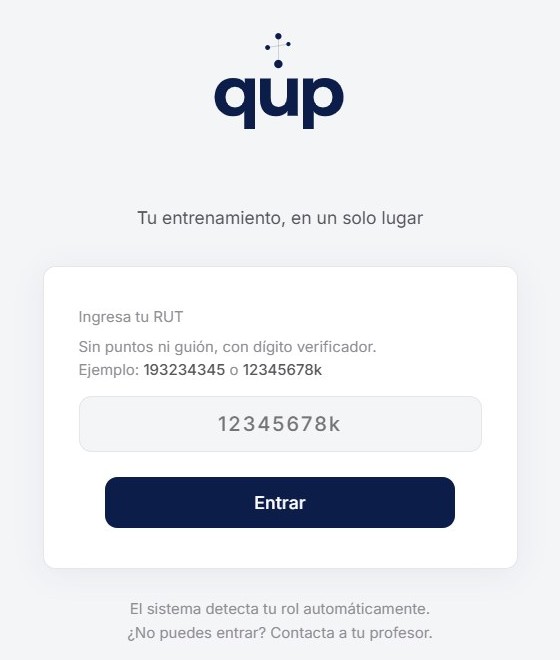 Login con RUT